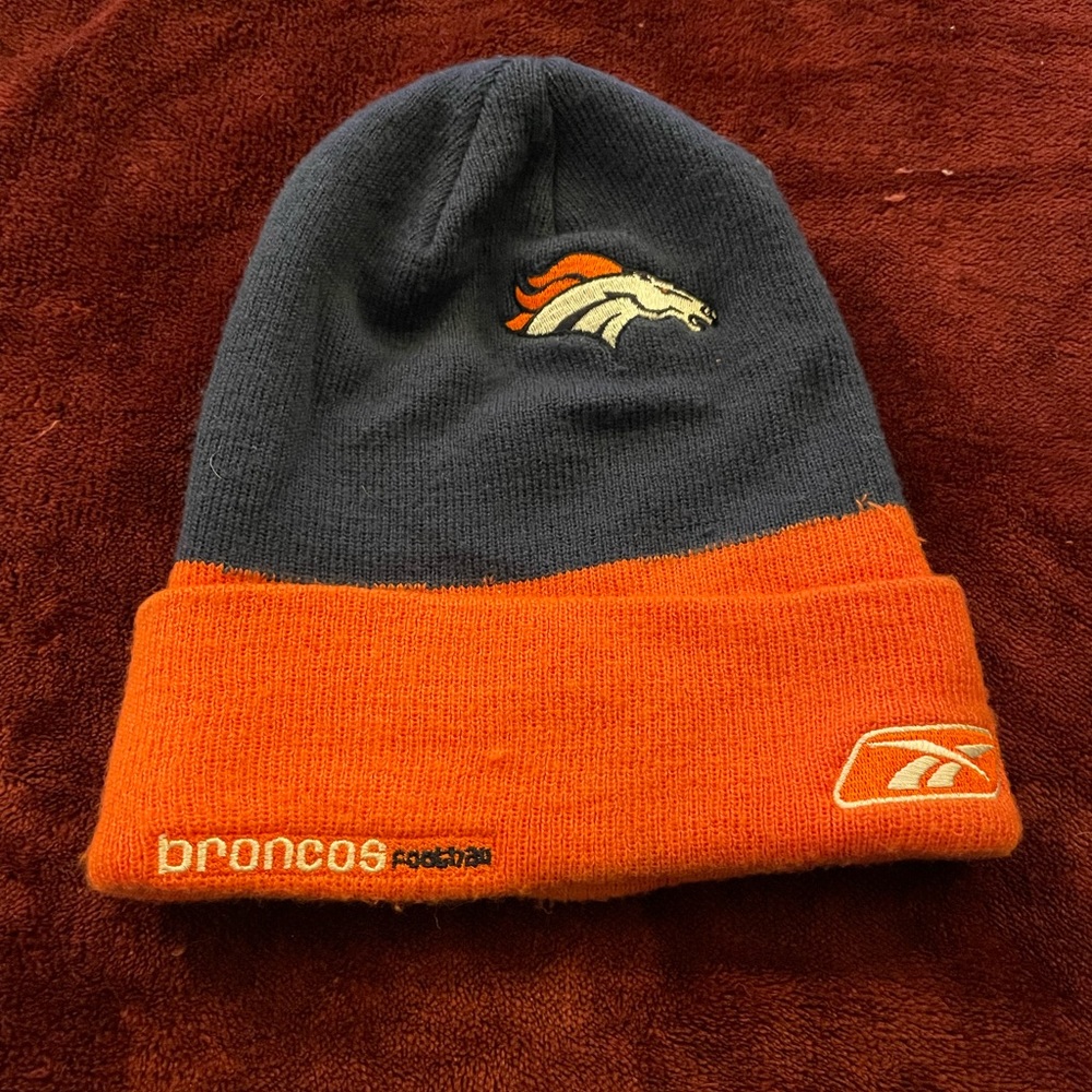 Denver broncos beanie